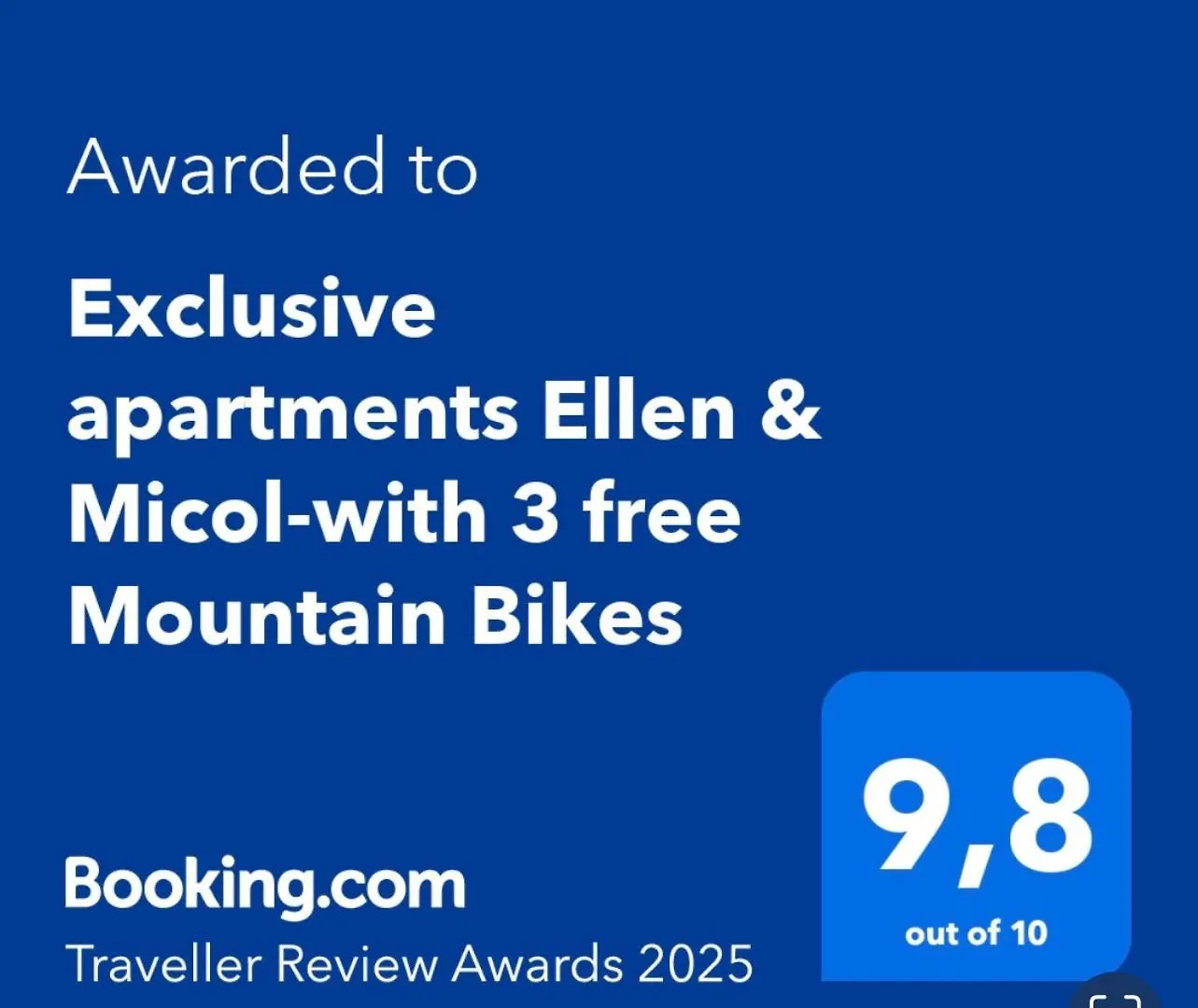 Exclusive Apartments Ellen & Micol-With 3 Free Mountain Bikes Pjescana Uvala